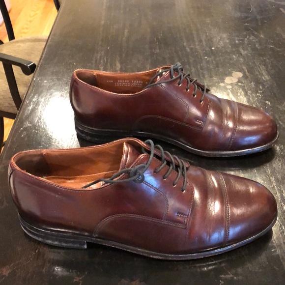 Men’s brown leather size 8.5W shoe - Picture 2 of 5